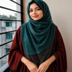 Premium Teal Green Soft Shimmer Hijab