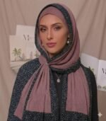 Ribbed Cotton Silk Hijab - Image 2