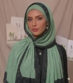 Ribbed Cotton Silk Hijab - Image 3