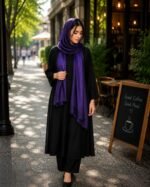Premium Royal Purple Soft Crinkle Hijab